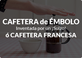 cafetera embolo francesa suizo